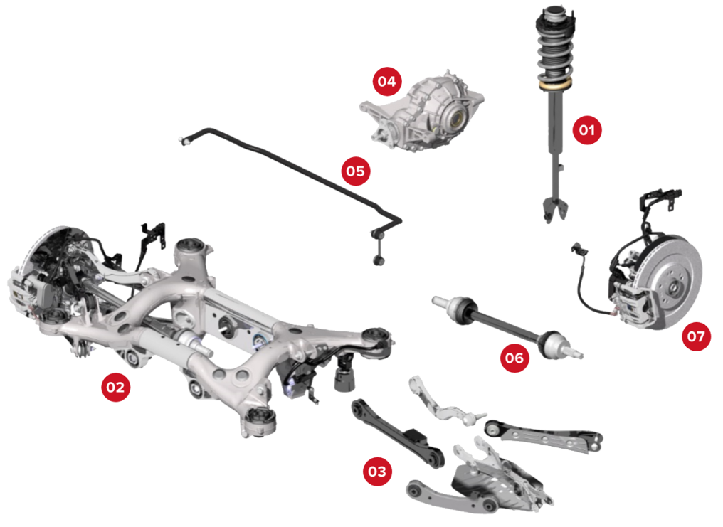 Rear-wheel Chassis Module